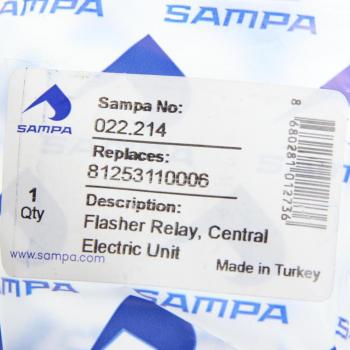 469 р. Реле поворота MAN M,F90,L,M,F2000 (9 контактов) SAMPA SAMPA 022.214  с доставкой в г. Пермь. Увеличить фотографию 2