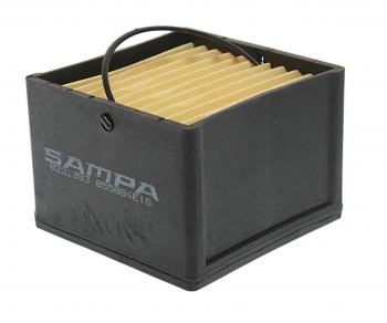 429 р. Фильтр топливный MAN сепаратора квадратный (76x76x54) SAMPA SAMPA 022.383-01  с доставкой в г. Пермь. Увеличить фотографию 1