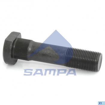 201 р. Шпилька колеса MAN заднего (M18х1.5х85мм со шлицами) SAMPA SAMPA 022.403  с доставкой в г. Пермь. Увеличить фотографию 3
