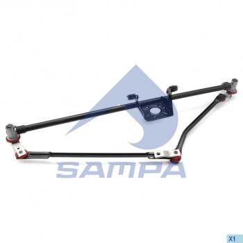 4 999 р. Трапеция стеклоочистителя MAN TGA,TGX (широкая) SAMPA SAMPA 023.244  с доставкой в г. Пермь. Увеличить фотографию 1