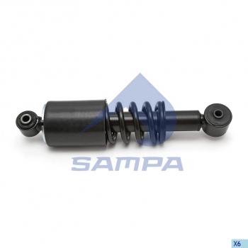 2 899 р. Амортизатор MAN TGA кабины задний с пружиной (252349 OO) SAMPA SAMPA 023.305-01  с доставкой в г. Пермь. Увеличить фотографию 1