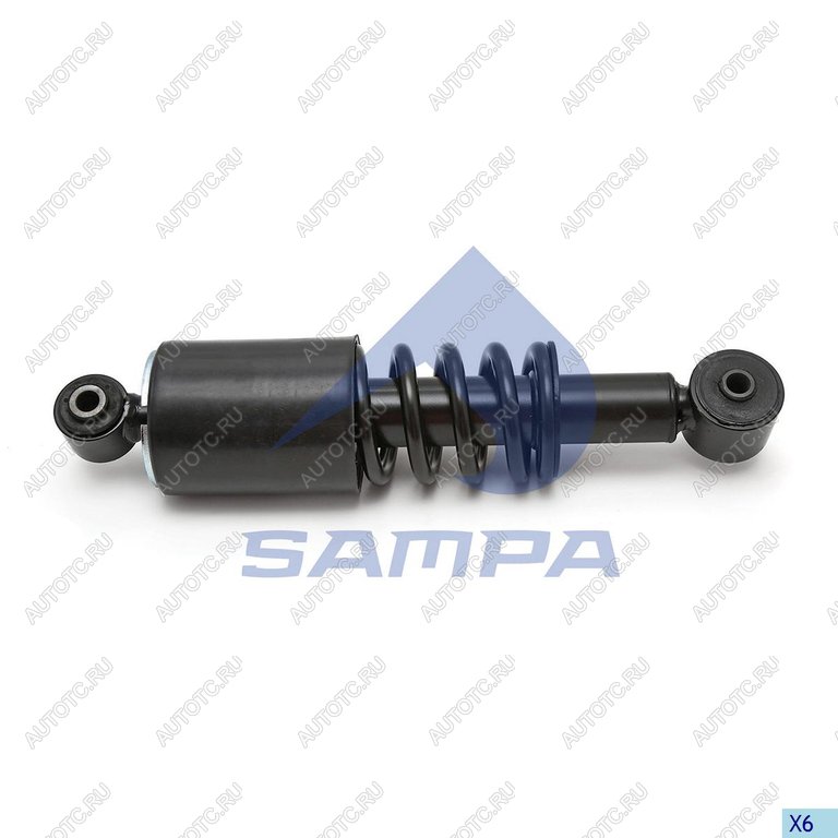 2 899 р. Амортизатор MAN TGA кабины задний с пружиной (252349 OO) SAMPA SAMPA 023.305-01  с доставкой в г. Пермь