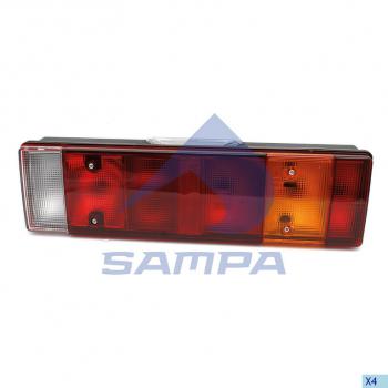 3 189 р. Фонарь задний MAN TGA левый SAMPA SAMPA 023.402  с доставкой в г. Пермь. Увеличить фотографию 1