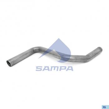 5 799 р. Труба MAN TGA системы охлаждения ретардера передняя (ЕВРО-6) SAMPA SAMPA 023.447  с доставкой в г. Пермь. Увеличить фотографию 1