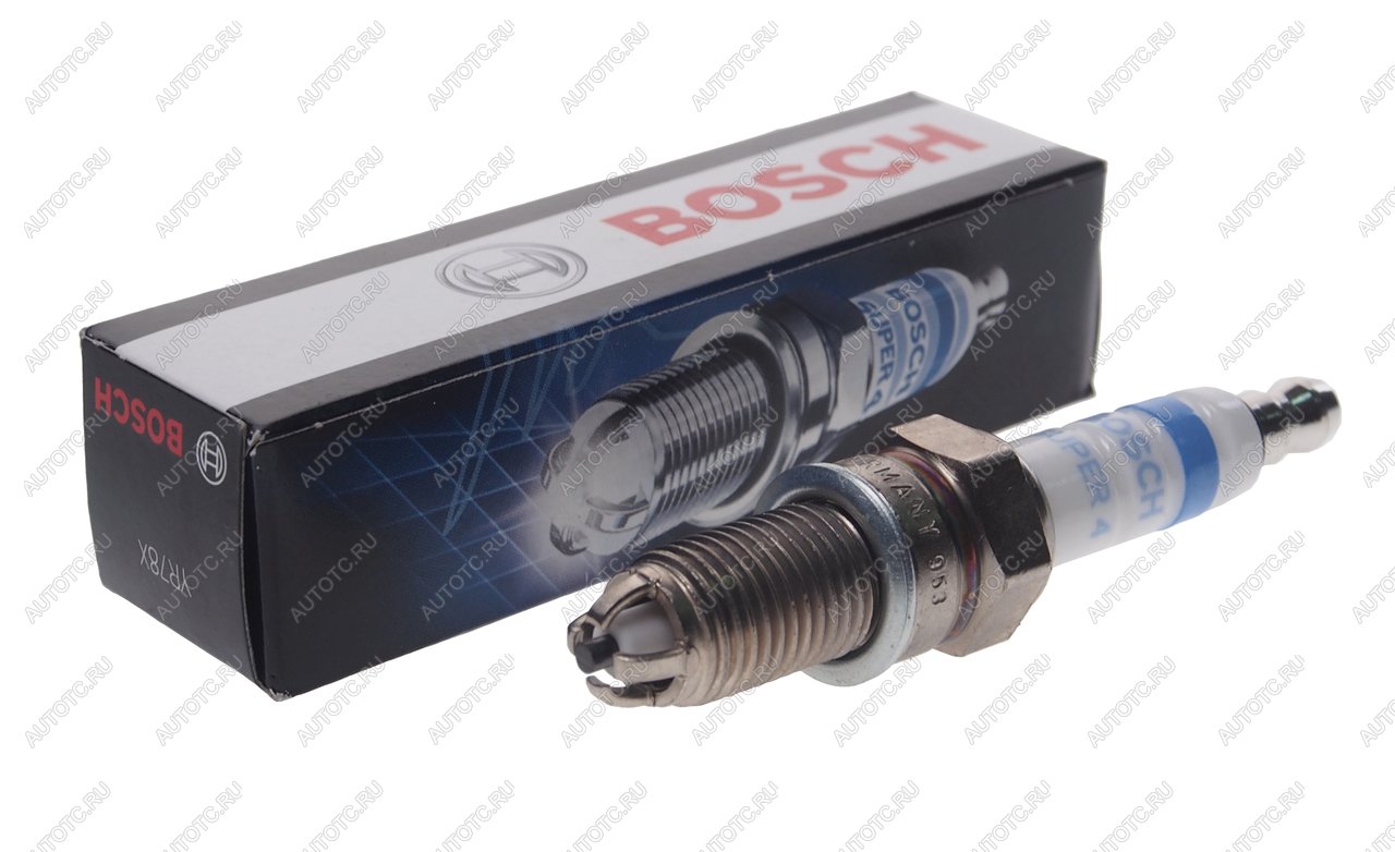 359 р. Свеча зажигания Super-4 (1шт.) BOSCH BOSCH 0242132501  с доставкой в г. Пермь