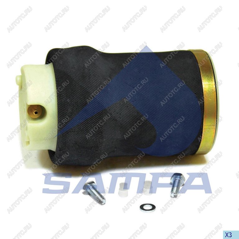 1 099 р. Амортизатор VOLVO сиденья водителя (пневмо) SAMPA SAMPA 030.338-01  с доставкой в г. Пермь