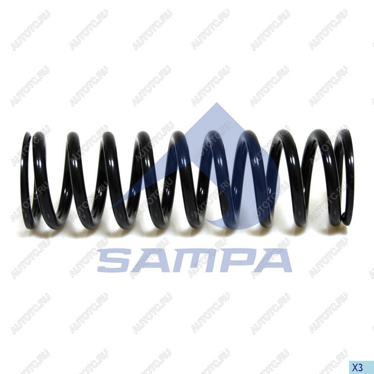 1 849 р. Пружина VOLVO FH12 подвески кабины SAMPA SAMPA 030.373  с доставкой в г. Пермь