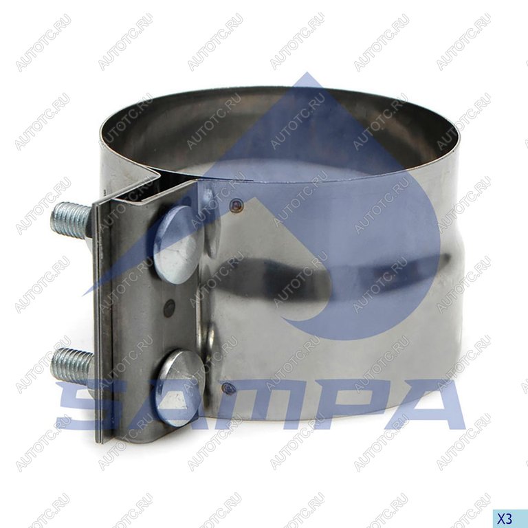 929 р. Хомут глушителя VOLVO FL переходной (d1=101.6 d2=106.6) SAMPA SAMPA 030.446  с доставкой в г. Пермь
