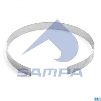 172 р. Хомут глушителя VOLVO FH12,16 (уплотнит кольцо трубы турбины) SAMPA SAMPA 031.149  с доставкой в г. Пермь. Увеличить фотографию 1
