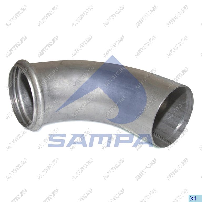 3 699 р. Труба приемная глушителя VOLVO FH SAMPA SAMPA 031.375  с доставкой в г. Пермь