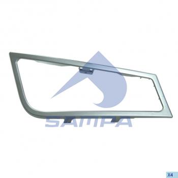 349 р. Рамка VOLVO фары правой SAMPA SAMPA 032.224  с доставкой в г. Пермь. Увеличить фотографию 1