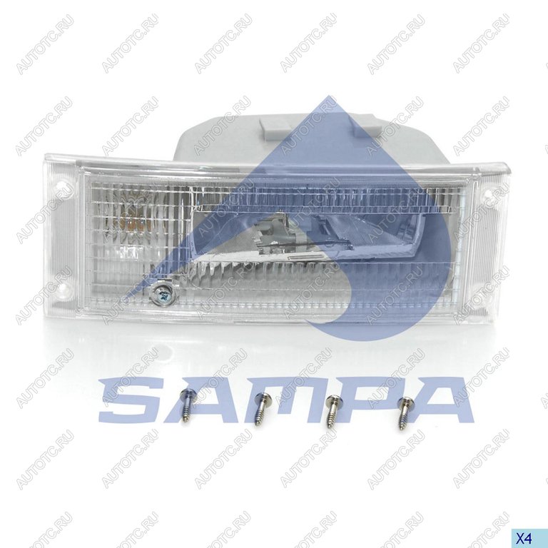 3 579 р. Фара противотуманная VOLVO FH16,FM12 правая SAMPA SAMPA 032.239  с доставкой в г. Пермь
