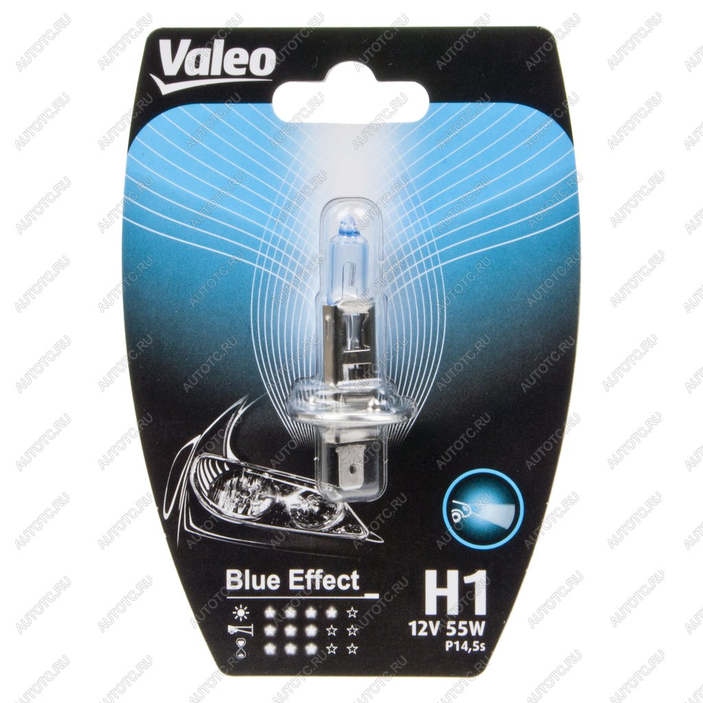 379 р. Лампа 12V H1 55W P14.5s блистер (1шт.) Blue Effect VALEO VALEO 032504  с доставкой в г. Пермь