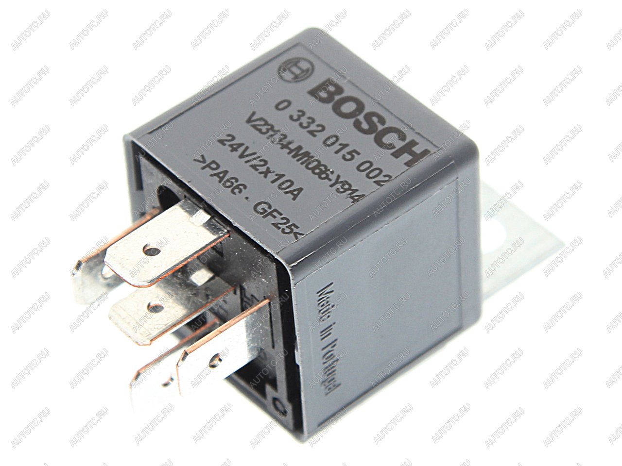 2 599 р. Реле электромагнитное 24V 5-ти контактное (2х10A) BOSCH BOSCH 0332015002  с доставкой в г. Пермь