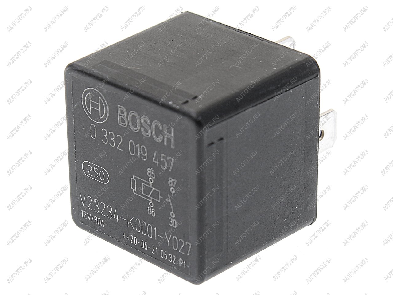 1 779 р. Реле электромагнитное 12V 4-х контактное BOSCH BOSCH 0332019457  с доставкой в г. Пермь