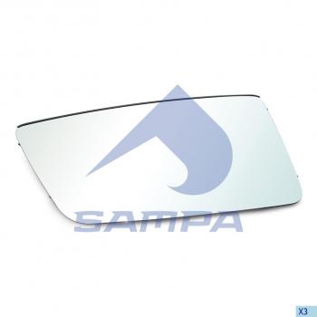 2 359 р. Элемент зеркальный VOLVO FH 4 ver. левый с подогревом SAMPA SAMPA 034.391  с доставкой в г. Пермь. Увеличить фотографию 3