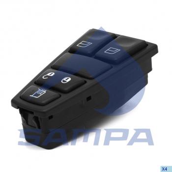 3 699 р. Блок управления VOLVO FH стеклоподъемником правый SAMPA SAMPA 034.418  с доставкой в г. Пермь. Увеличить фотографию 1