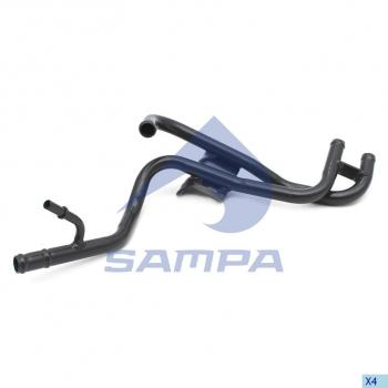 8 349 р. Трубка VOLVO FH отопителя SAMPA SAMPA 034.450  с доставкой в г. Пермь. Увеличить фотографию 1