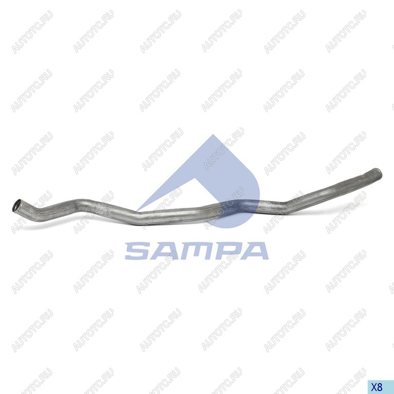5 649 р. Труба DAF системы охлаждения ретардера передняя (ЕВРО-5) SAMPA SAMPA 052.047  с доставкой в г. Пермь