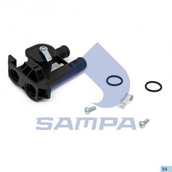 1 469 р. Кран RENAULT Premium отопителя SAMPA SAMPA 052.078  с доставкой в г. Пермь. Увеличить фотографию 1