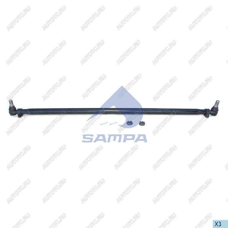 7 399 р. Тяга рулевая MERCEDES поперечная L=1625мм SAMPA SAMPA 097.273-01  с доставкой в г. Пермь