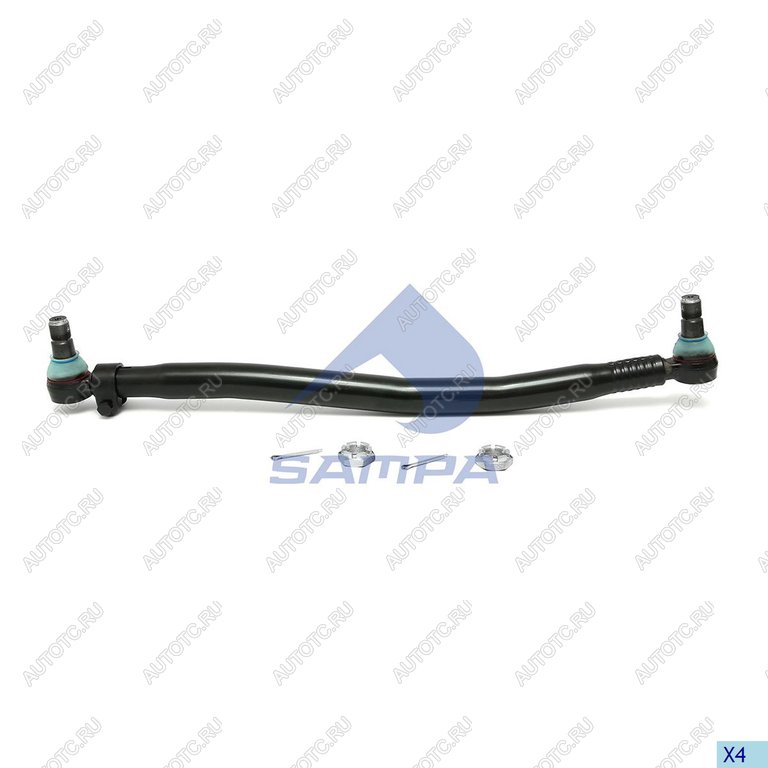 5 899 р. Тяга рулевая MERCEDES Actros продольная L=904мм SAMPA SAMPA 097.278-01  с доставкой в г. Пермь