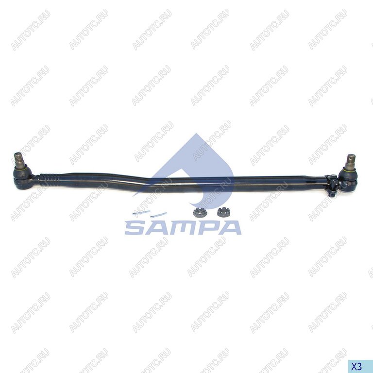 4 949 р. Тяга рулевая MAN продольная L=1060мм SAMPA SAMPA 097.299-01  с доставкой в г. Пермь