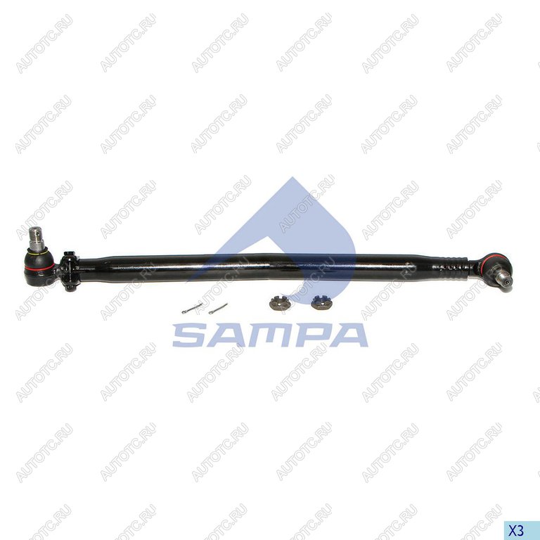 5 499 р. Тяга рулевая MAN продольная L=900мм SAMPA SAMPA 097.315-01  с доставкой в г. Пермь