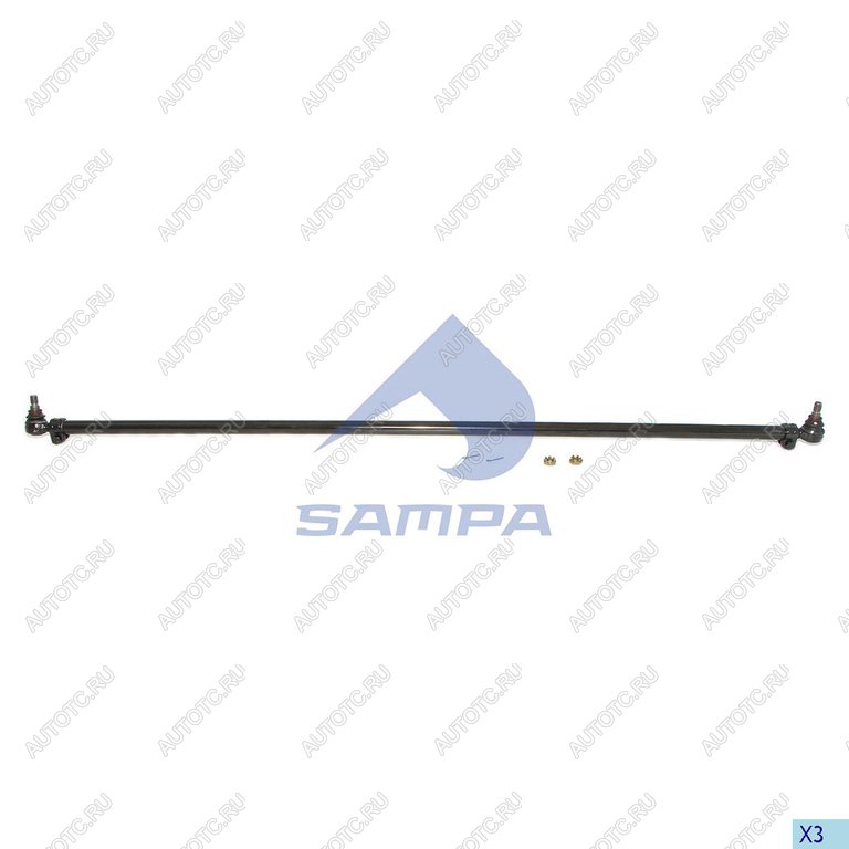 4 699 р. Тяга рулевая MAN поперечная L=1645мм SAMPA SAMPA 097.335-01  с доставкой в г. Пермь