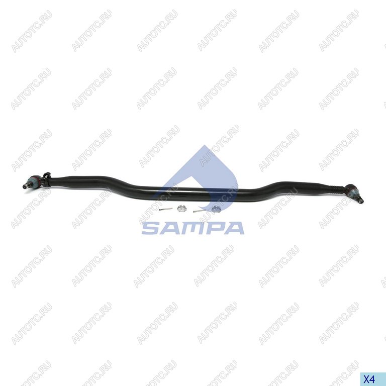 6 999 р. Тяга рулевая MERCEDES поперечная L=1588мм SAMPA SAMPA 097.382-01  с доставкой в г. Пермь
