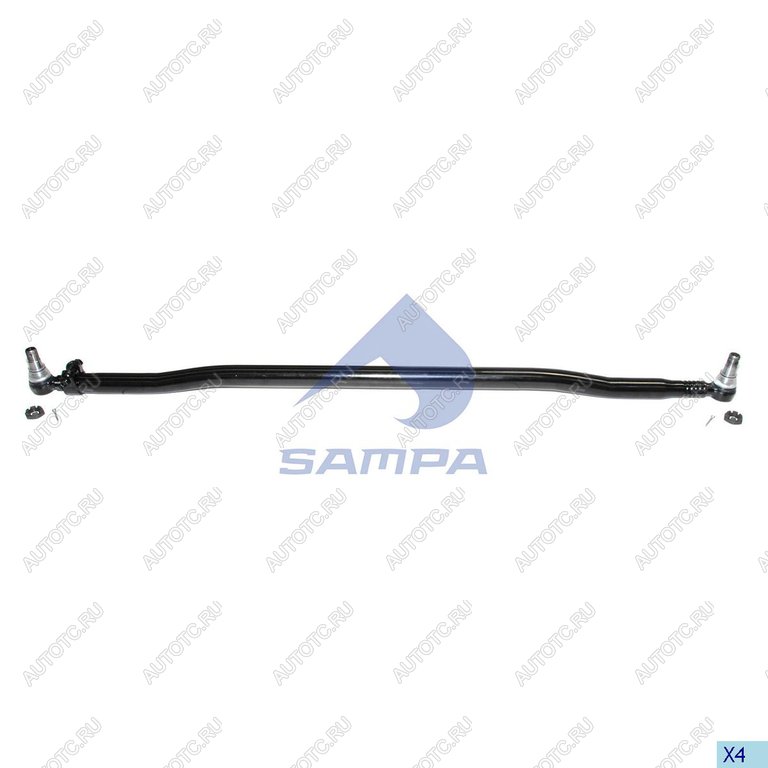 8 949 р. Тяга рулевая MERCEDES поперечная L=1687мм SAMPA SAMPA 097.409-01  с доставкой в г. Пермь