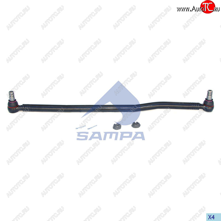 3 799 р. Тяга рулевая MERCEDES продольная SAMPA SAMPA 097.415-01  с доставкой в г. Пермь