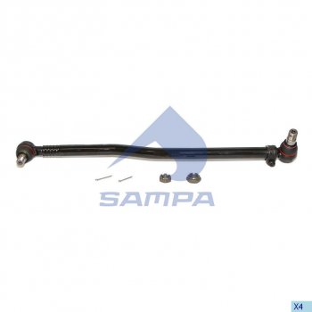3 099 р. Тяга рулевая MERCEDES продольная L=885 SAMPA SAMPA 097.420-01  с доставкой в г. Пермь. Увеличить фотографию 1