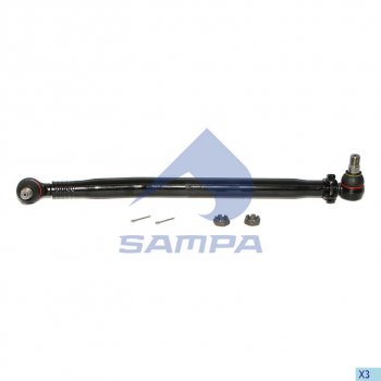 4 749 р. Тяга рулевая RENAULT продольная L=775 SAMPA SAMPA 097.471-01  с доставкой в г. Пермь. Увеличить фотографию 1