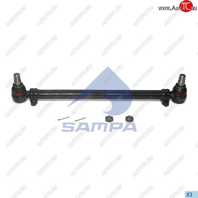 4 999 р. Тяга рулевая MAN поперечная SAMPA SAMPA 097.507-01  с доставкой в г. Пермь