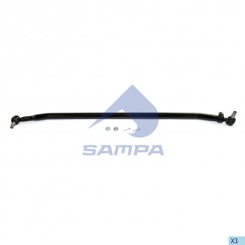 8 999 р. Тяга рулевая RENAULT поперечная L=1758 SAMPA SAMPA 097.549-01  с доставкой в г. Пермь. Увеличить фотографию 1