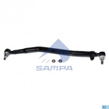 6 199 р. Тяга рулевая VOLVO продольная L=863 SAMPA SAMPA 097.551-01  с доставкой в г. Пермь. Увеличить фотографию 1