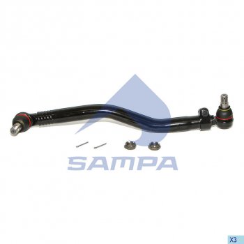 6 399 р. Тяга рулевая RENAULT продольная L=710 SAMPA SAMPA 097.574-01  с доставкой в г. Пермь. Увеличить фотографию 1