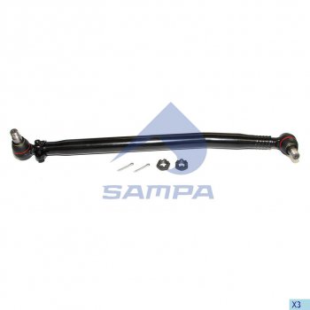 4 849 р. Тяга рулевая DAF продольная L=867 SAMPA SAMPA 097.581-01  с доставкой в г. Пермь. Увеличить фотографию 1