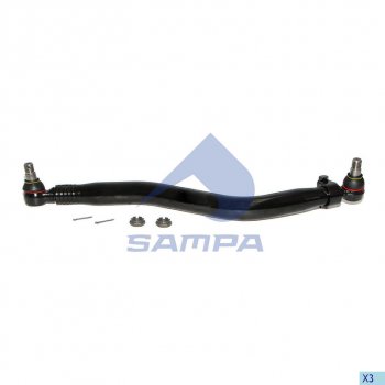 6 849 р. Тяга рулевая RENAULT Premium продольная L=860мм SAMPA SAMPA 097.734-01  с доставкой в г. Пермь. Увеличить фотографию 1