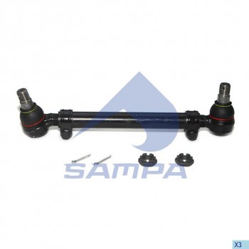 3 899 р. Тяга рулевая SCANIA продольная SAMPA SAMPA 097.758-01  с доставкой в г. Пермь. Увеличить фотографию 1
