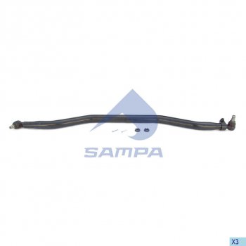10 349 р. Тяга рулевая SCANIA P,G,R,T series поперечная L=1625мм SAMPA SAMPA 097.760-01  с доставкой в г. Пермь. Увеличить фотографию 1