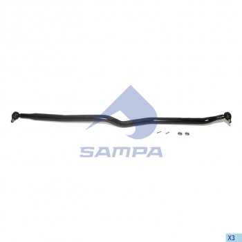 8 549 р. Тяга рулевая SCANIA продольная L=1921мм SAMPA SAMPA 097.762-01  с доставкой в г. Пермь. Увеличить фотографию 1