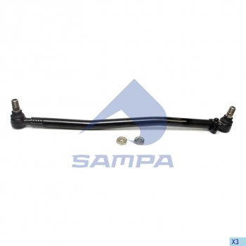 3 179 р. Тяга рулевая MERCEDES Actros MP2,MP3 продольная L=953 SAMPA SAMPA 097.787-01  с доставкой в г. Пермь. Увеличить фотографию 1