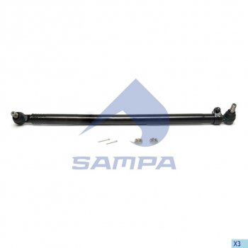 4 199 р. Тяга рулевая MAN продольная L=820мм SAMPA SAMPA 097.803-01  с доставкой в г. Пермь. Увеличить фотографию 1