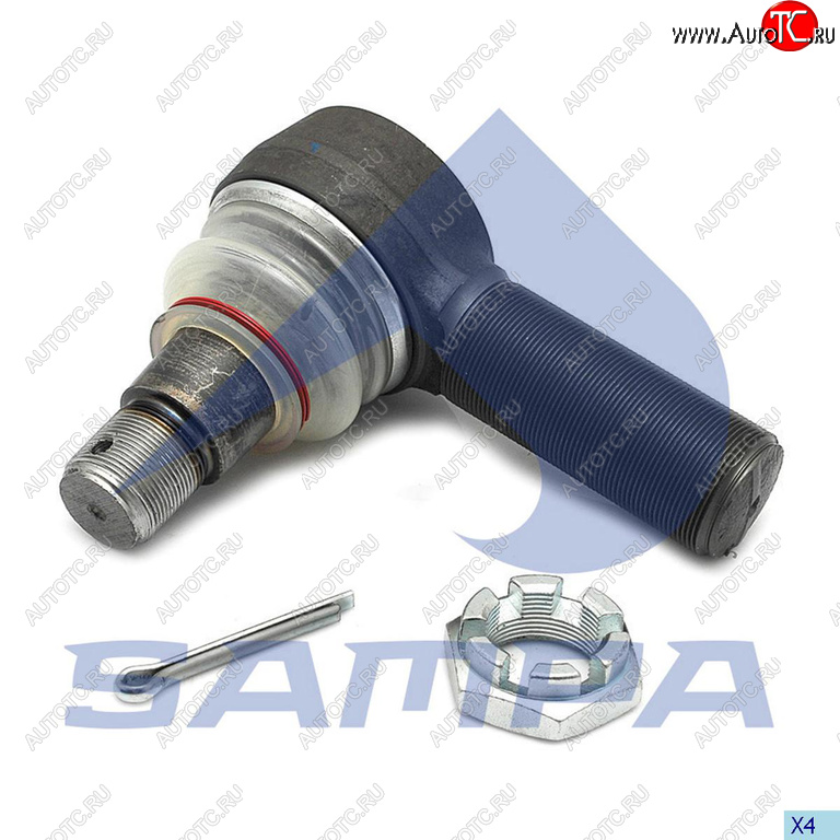 2 799 р. Наконечник рулевой тяги SAF (M38х1.5M30х1.5,L=135) SAMPA SAMPA 097.813-01  с доставкой в г. Пермь