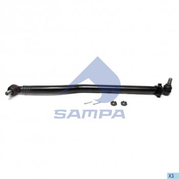 7 699 р. Тяга рулевая MAN TGA,TGS продольная L=1021 SAMPA SAMPA 097.814-01  с доставкой в г. Пермь. Увеличить фотографию 1