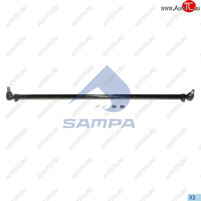 2 479 р. Тяга рулевая RENAULT Kerax поперечная L=1657мм SAMPA SAMPA 097.823-01  с доставкой в г. Пермь