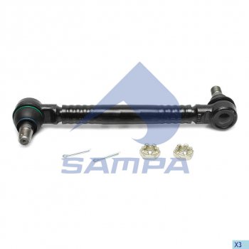 2 199 р. Стойка стабилизатора VOLVO RENAULT заднего (L=380) SAMPA SAMPA 097.866-01  с доставкой в г. Пермь. Увеличить фотографию 1