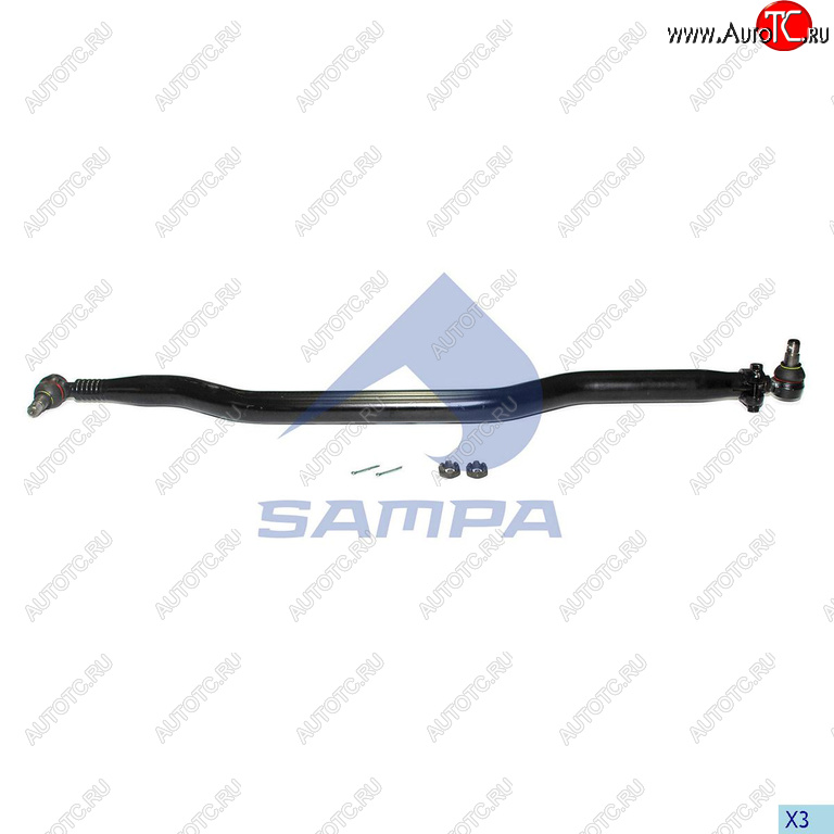 10 799 р. Тяга рулевая IVECO поперечная L=1485 SAMPA SAMPA 097.873-01  с доставкой в г. Пермь